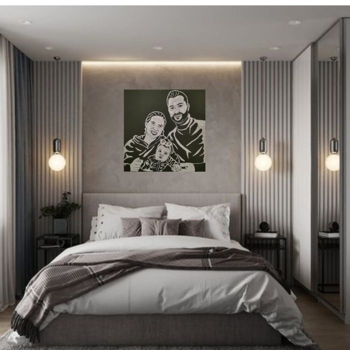 tablou sclipici / tablou personalizat manual