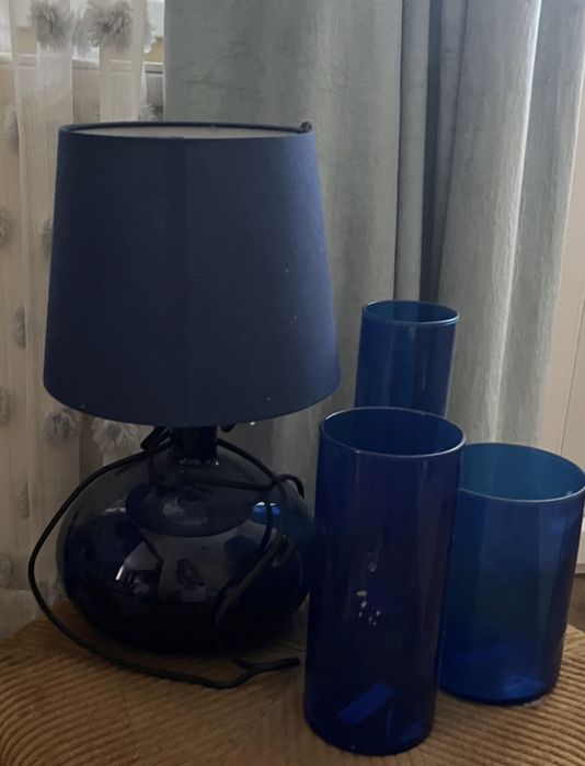 Лампа и вази декорация ikea