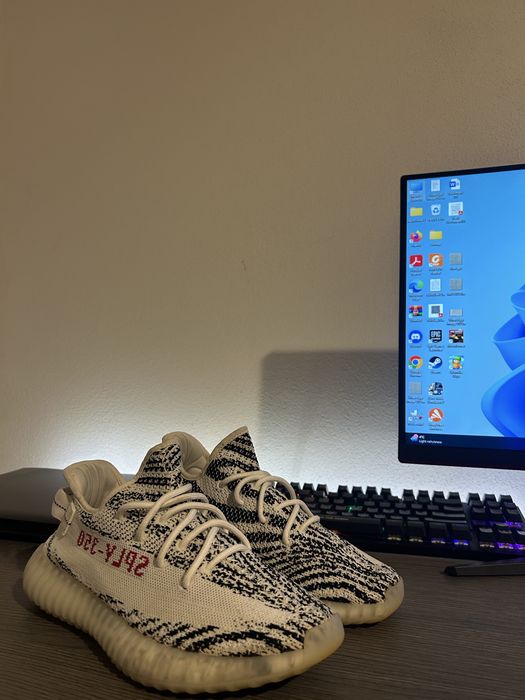 Yeezy zebra 350,arata ca si noi!!