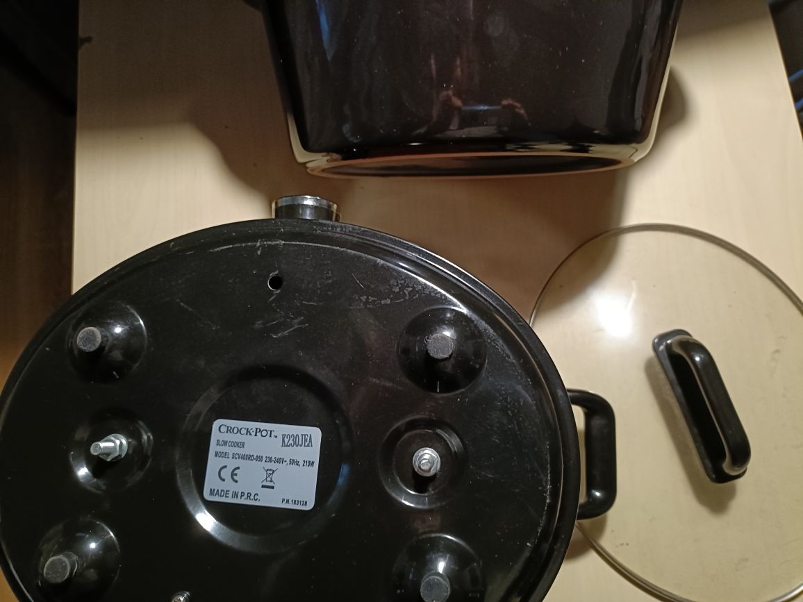 POMANA!!-Slow-Cooker Crock-Pot-Oala Minune,NOUA=3,5 l,Vas ceramic-LUX
