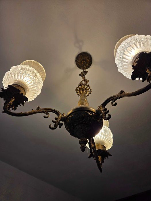 Винтидж полилей от месинг