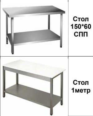 Стол Производственный Металлический Разделочный Из Нержавеющей Стали