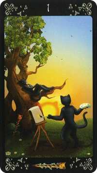 Pisicile negre-Carti de Tarot/ORIGINAL/ed lim-imagini superbe,SIGILAT