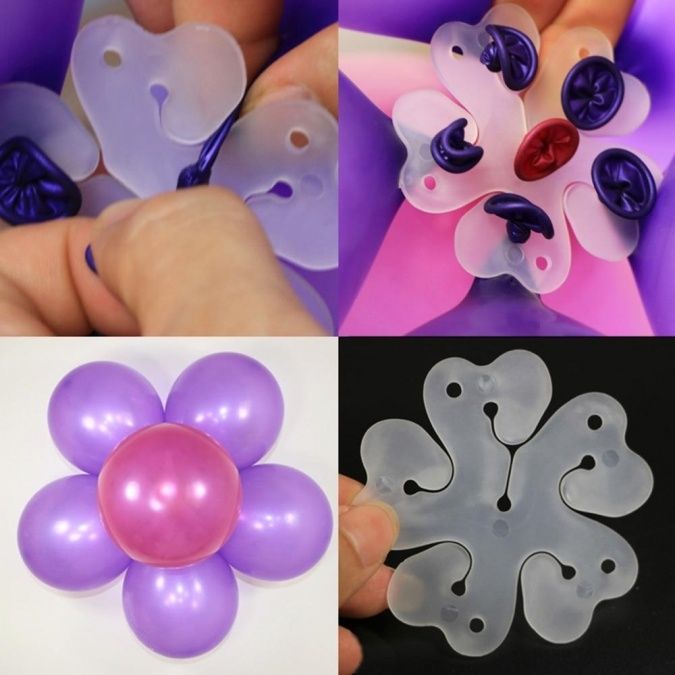 Клипсове за направа на цветя от балони - 8бр