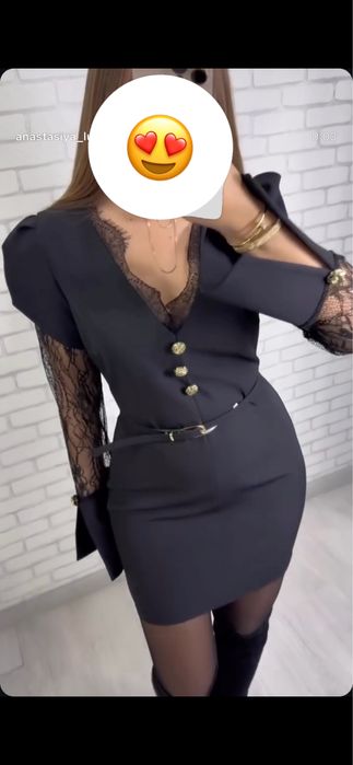 Новое платье шоколадного цвета