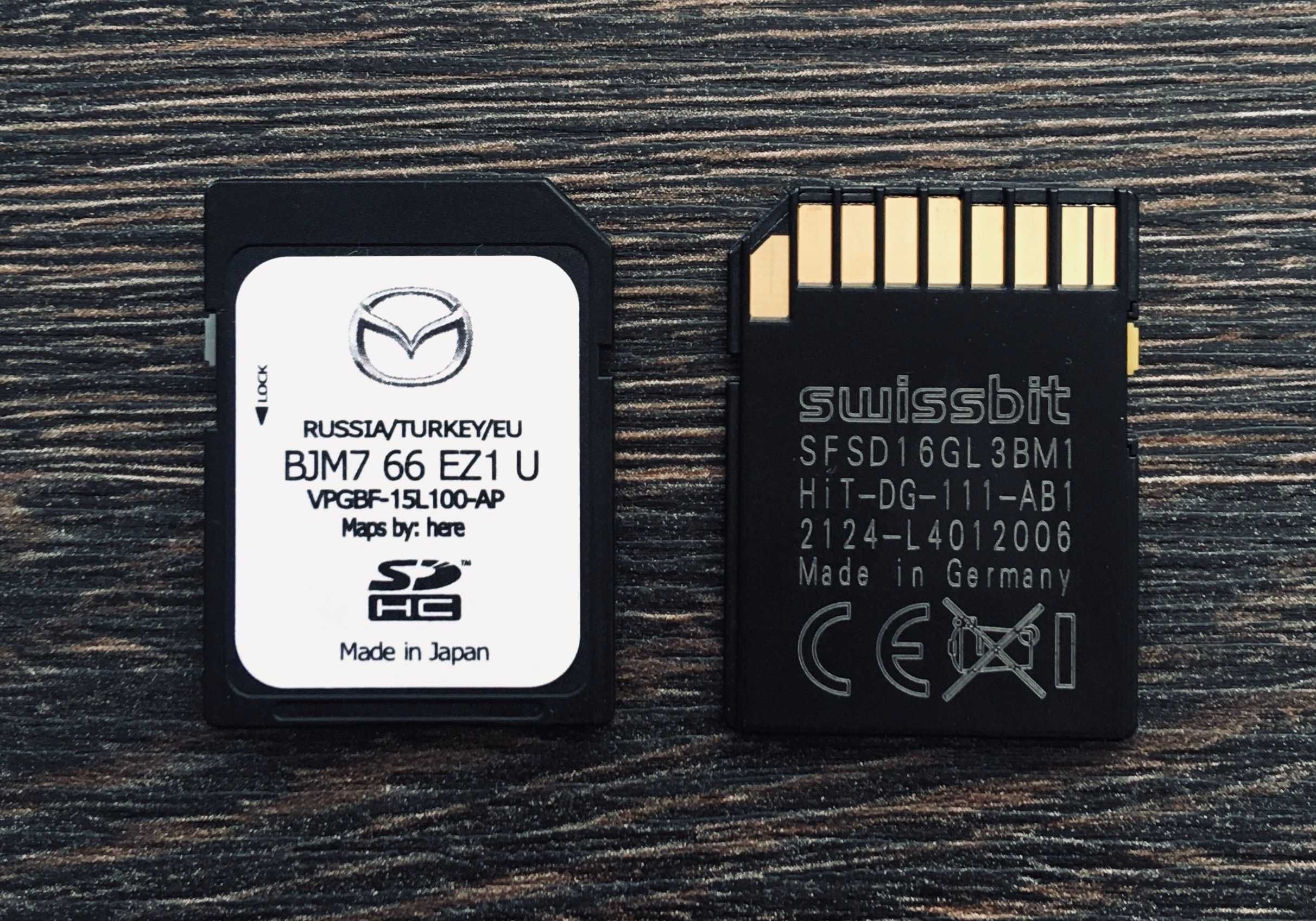 BJM766EZ1W 2024 MAZDA MZD Sd Card Навигационна Сд Карта Мазда Connect