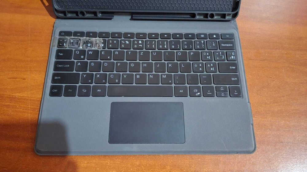Husa cu tastatura, compatibila cu Tab S8+/S7+/S7 FE, 12.4”, negru
