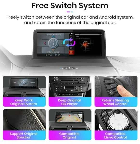 Navigatie Android  BMW X3 E83  . Carplay , Android auto ,