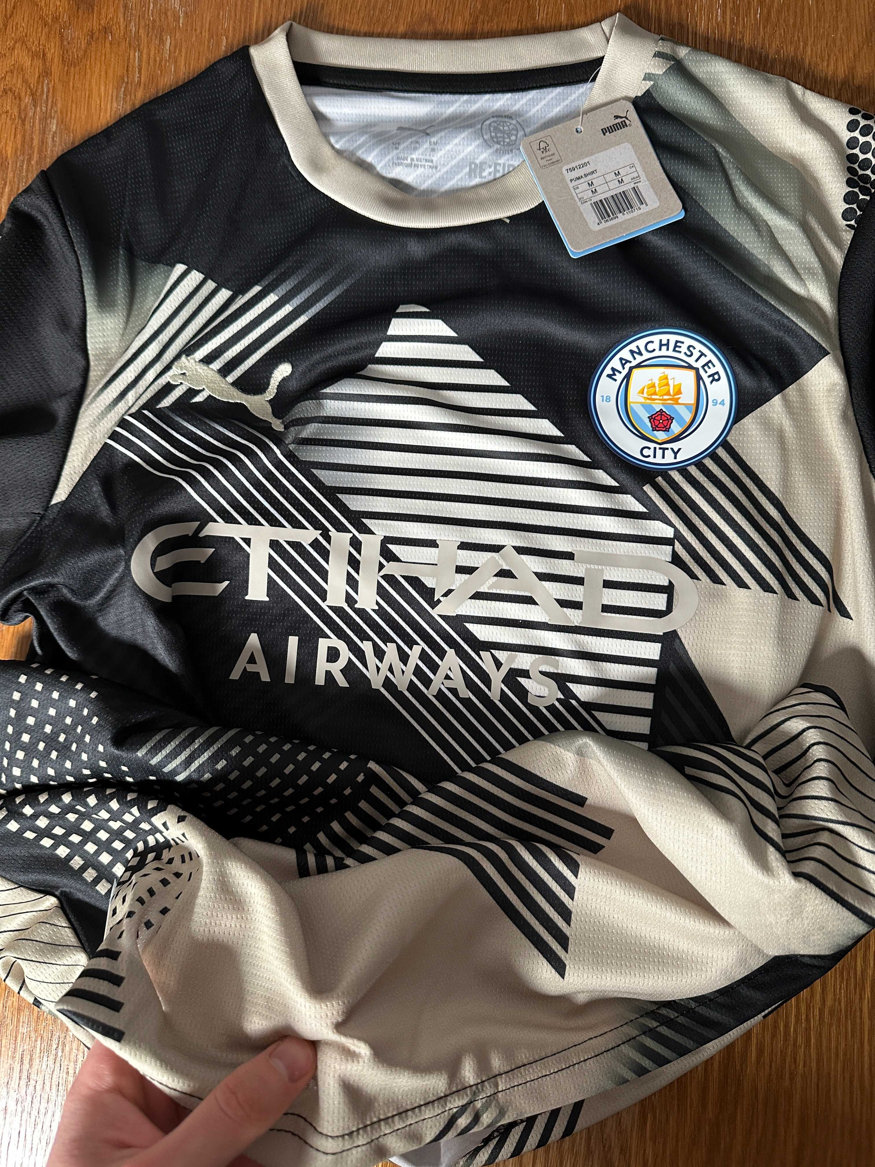 tricou fotbal Man. City, imitație, concept sezon 2025-2026, mărime M