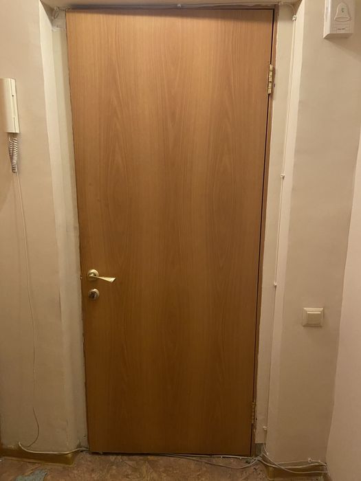 двери и встроенный шкаф.