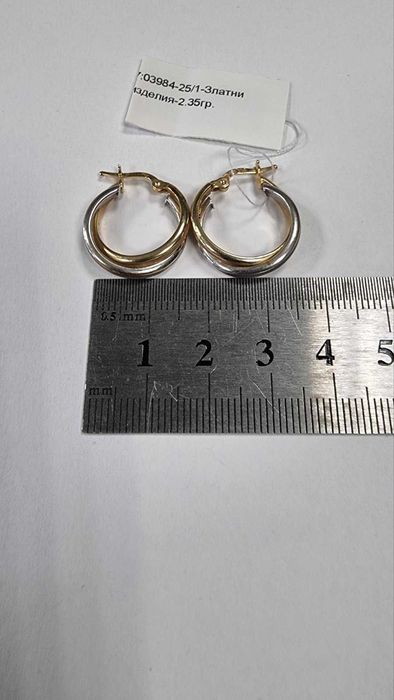 ***Уникални обеци***2.35гр 14К