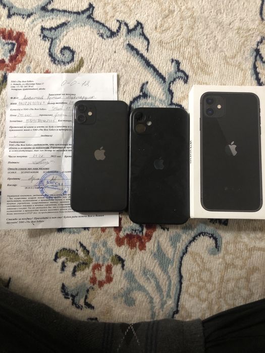 Айфон11 128гб 100% каробка док чек