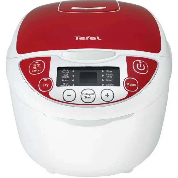 Sigilat Multicooker Tefal FuzzyLogic RK705 750W 5L 12Prog TimerAlb/Ros