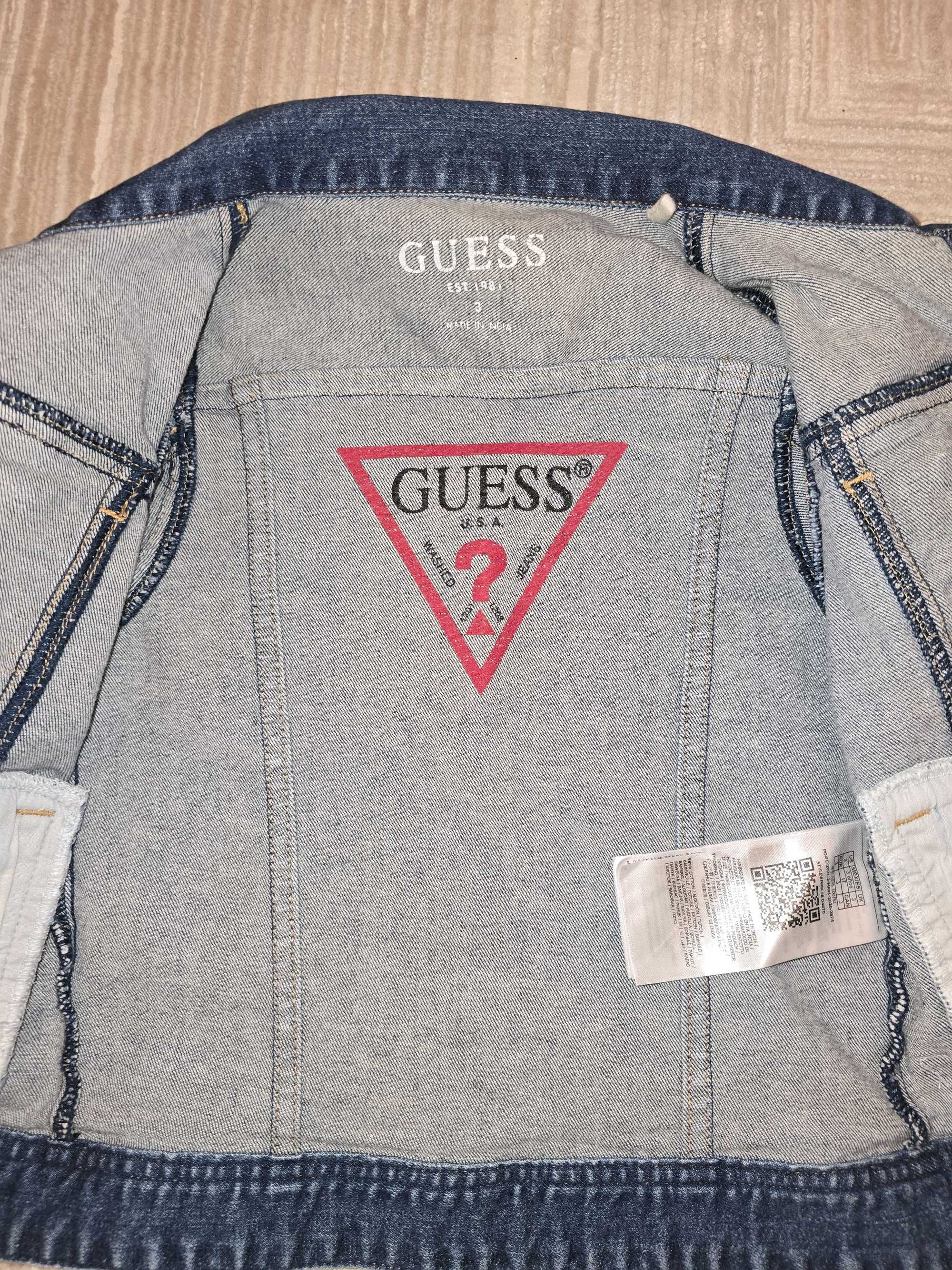 Детско дънково яке Guess