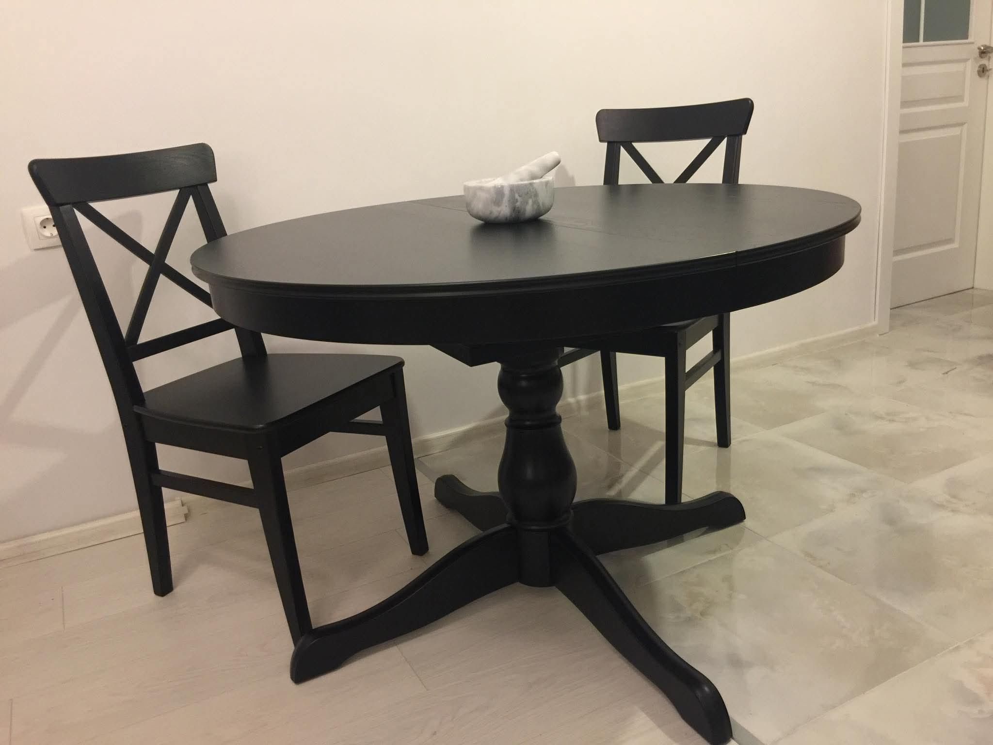 Разтегателна Маса INGATORP IKEA и Столове INGOLF