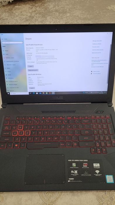 Laptop gaming ASUS FX504, 15.6", i5, GTX 1060, SSD 128gb + 1tb HDD