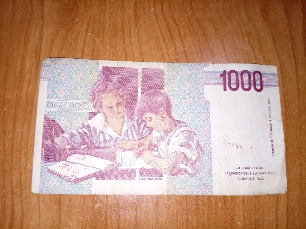 1000 lire italiene