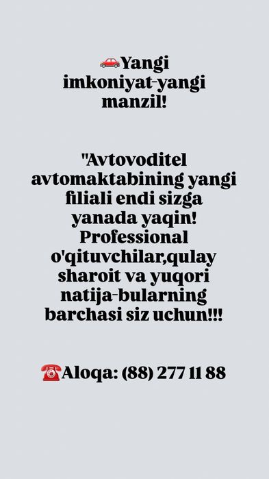 Avtovoditel avtomaktab