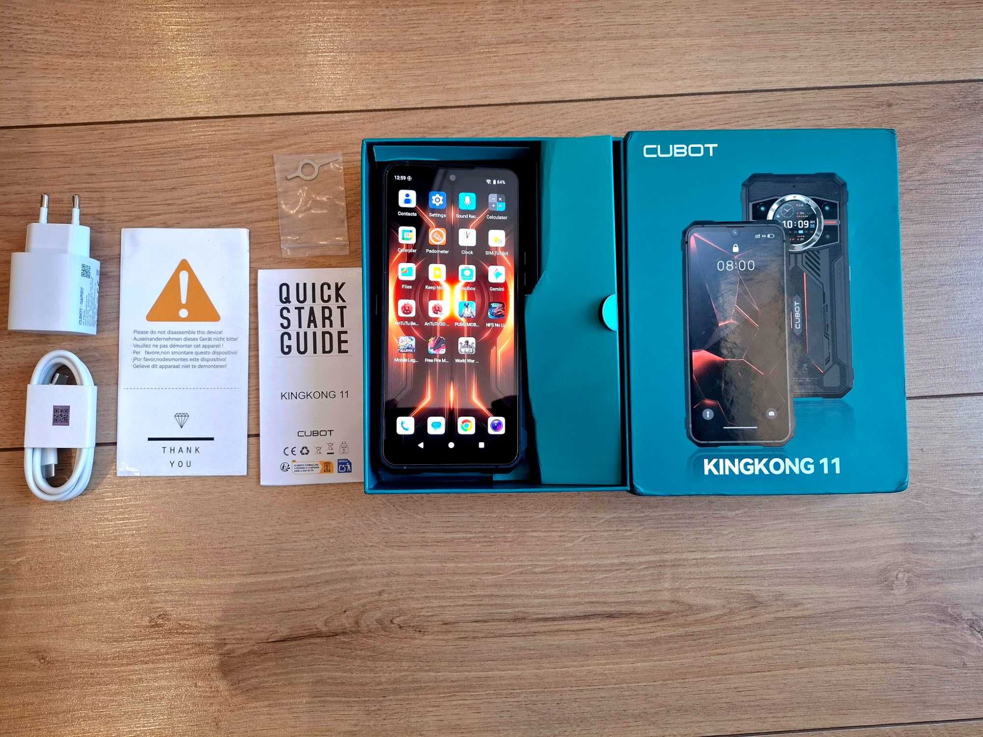 Cubot KingKong 11-256GB,5G,16GB+16GB RAM, 102000mAh