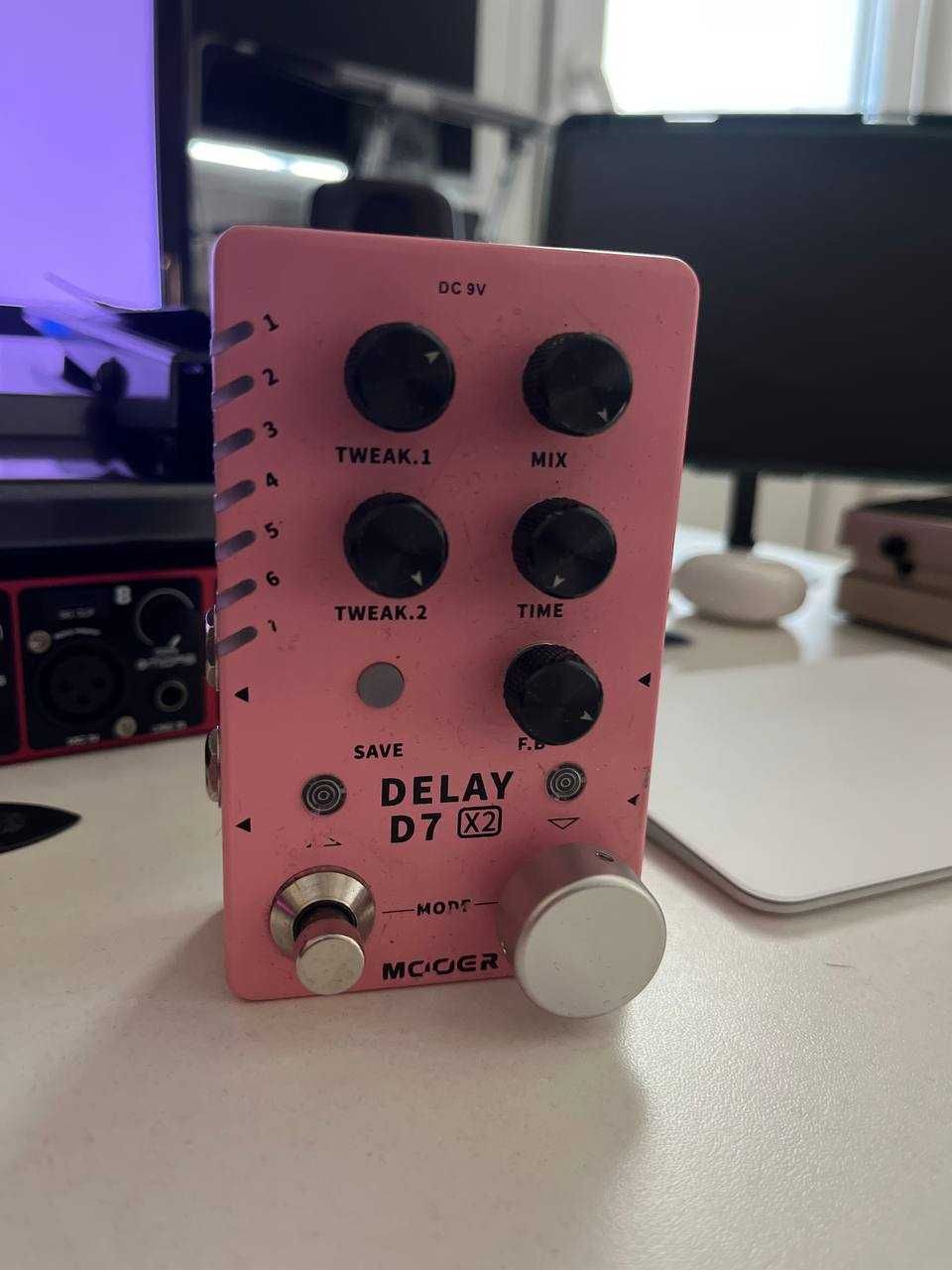 Mooer DD7 X2 Гитарная педаль дилей