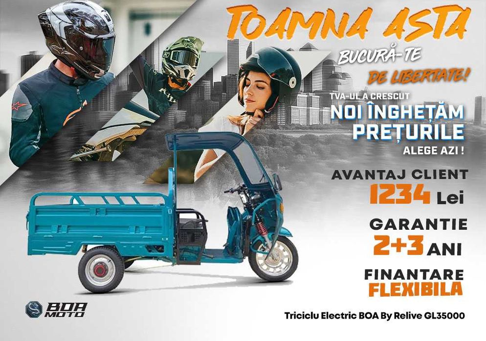 Triciclu Electric BOA By Relive GL35000