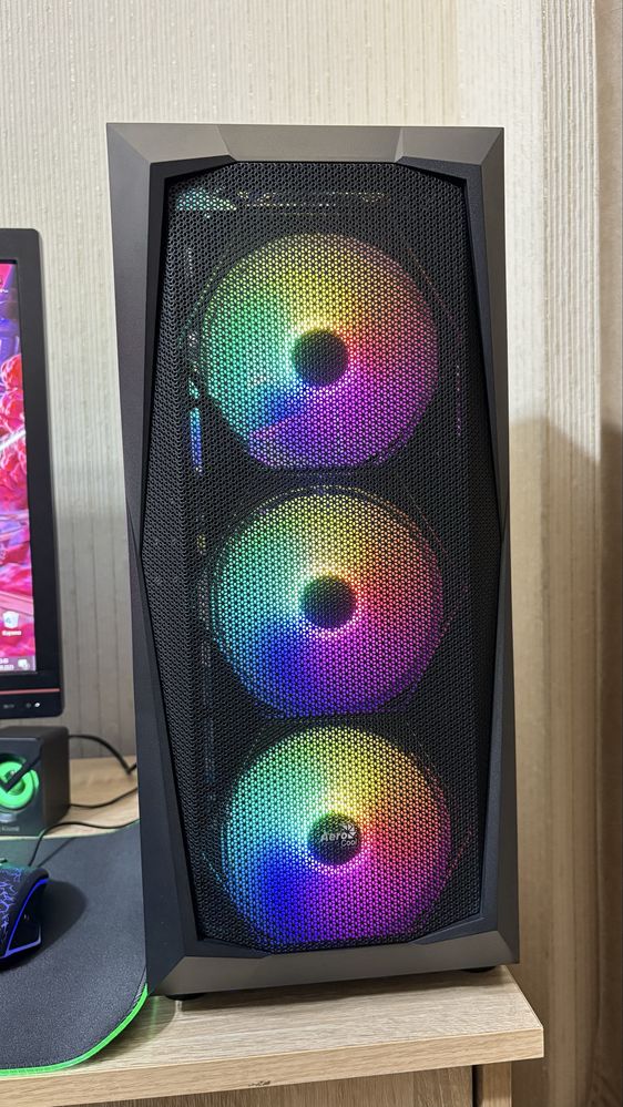 Игровой компьютер Core i5/16GB/SSD/HDD/GTX 1660s+27 дюйм 144-г монитор