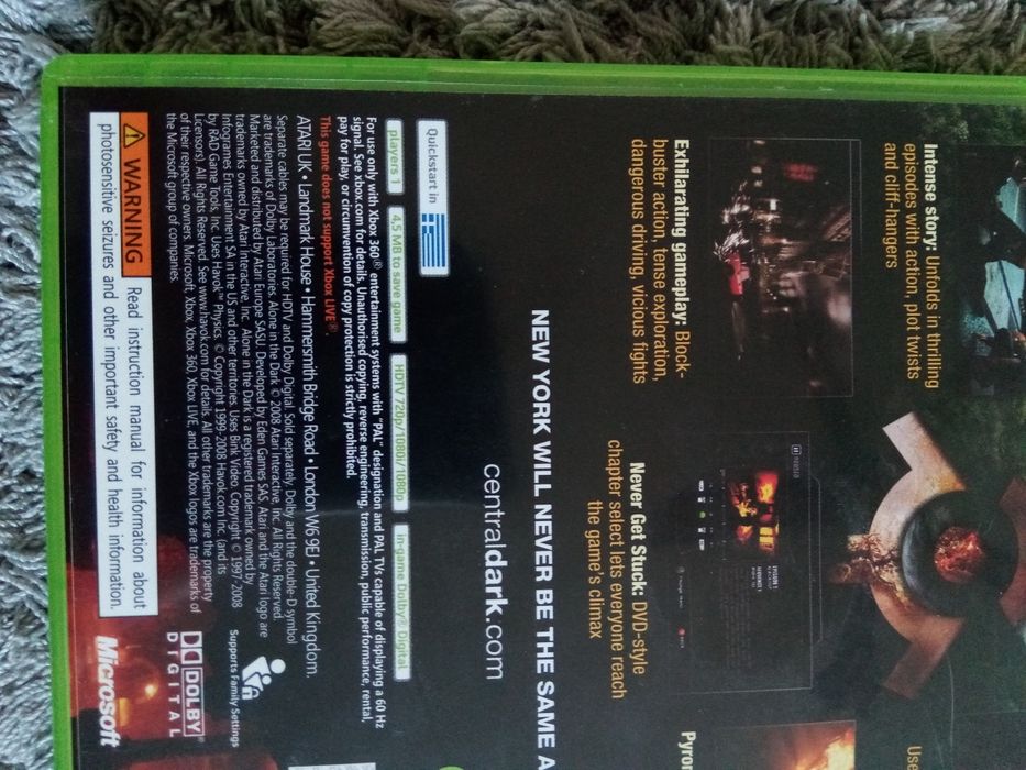 Transport curier 14 lei orice Joc/jocuri Alone in the Dark xbox360