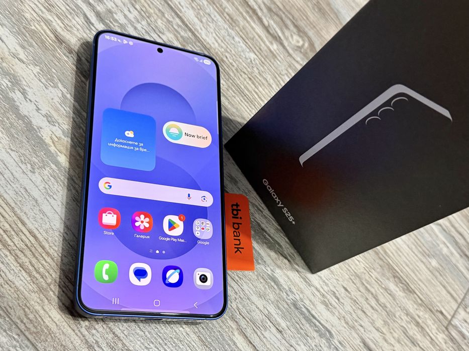 Samsung Galaxy S25 Plus 256 GB 12 GB Ram Dual Sim Отличен Гаранционен