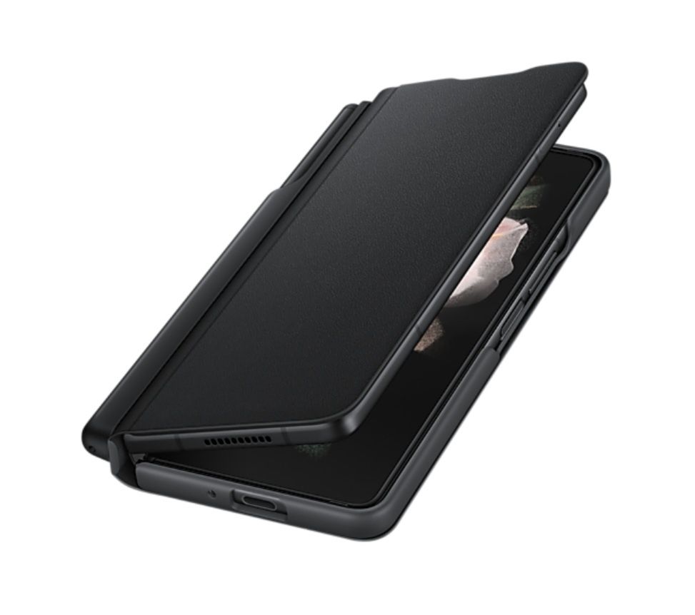 Husa smart cu S Pen originala Samsung Flip Cover with Pen Z Fold 3 5G