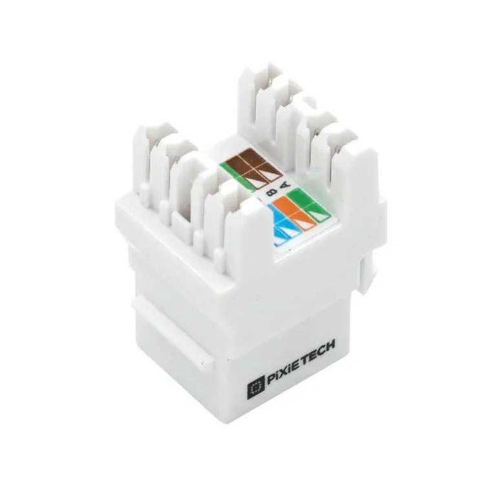 Модуль Keystone Jack Pixietech, Cat.6, горизонтальная заделка