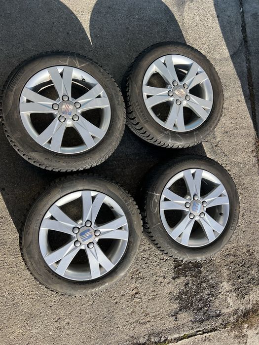 Джанти Seat Leon/Altea с зимни гуми 205/55/16 . Дот19