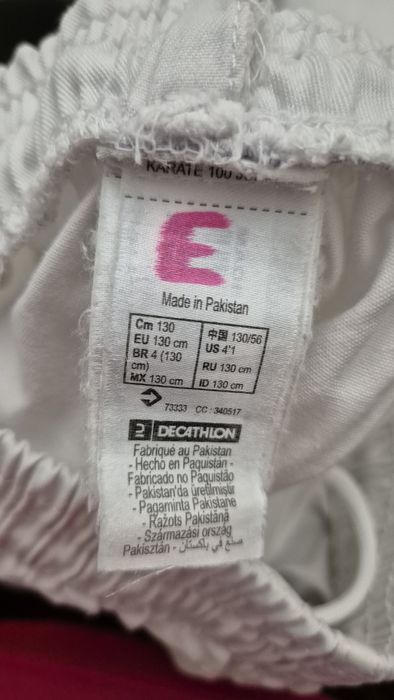 Doua kimono  120 si 130cm Decatlon