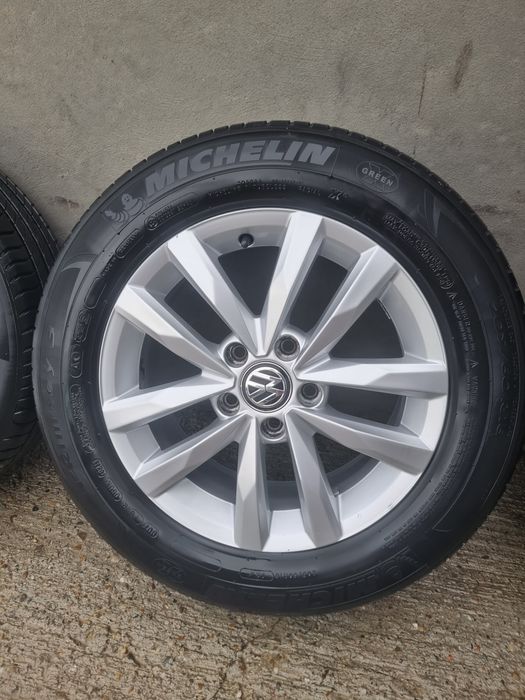 Jante originale VW 16" cu senzori presiune originali si anvelope de va