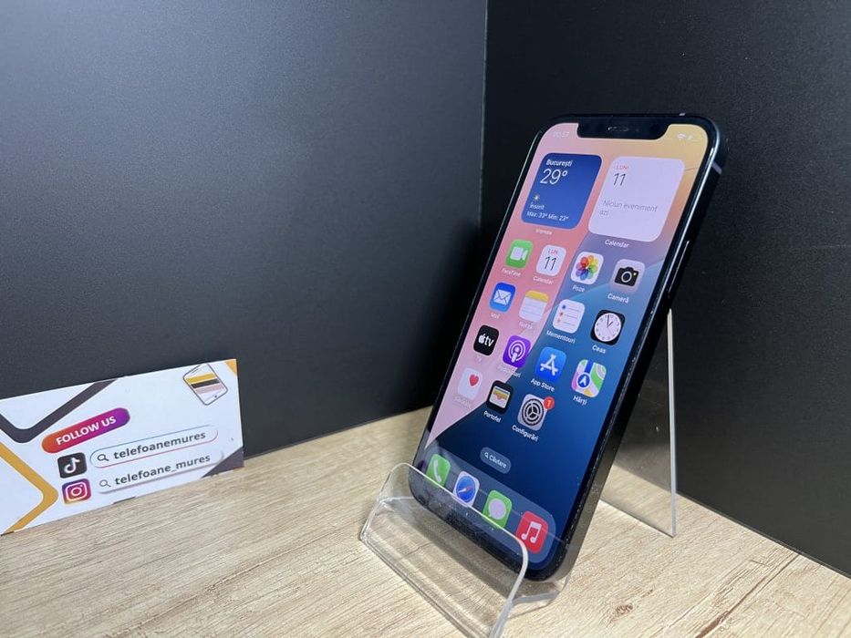 iPhone 12 64Gb Black 3 ani garanție, Telefoane Mureș