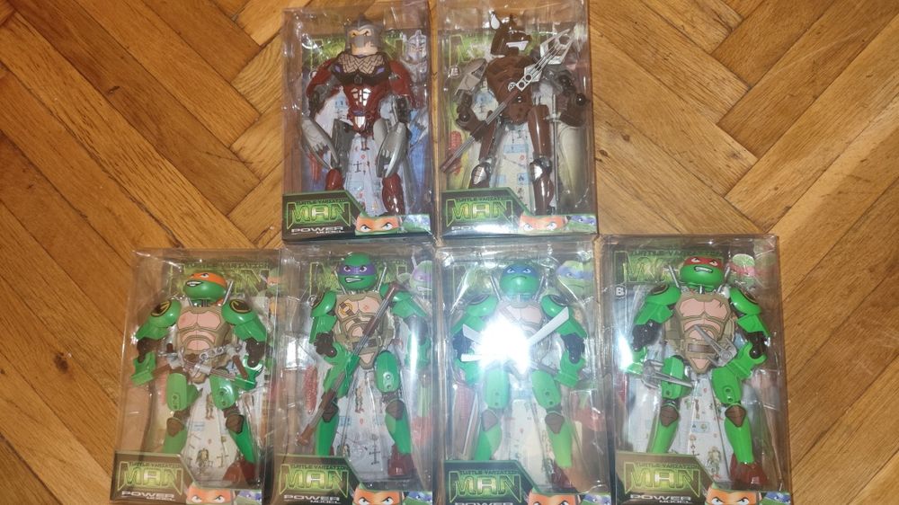 Фигурки на костенурки ,Шрьодер,Спринтер, ...3 или 6 бр в комплект,