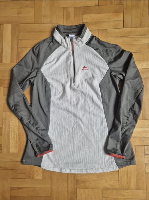 Set Haine Damă: Bluză Polar Quechua + Blugi Cargo Skinny Gaudi