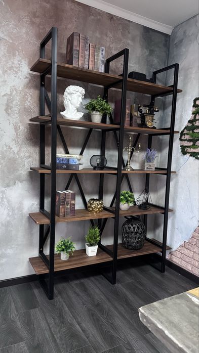 Стильный лофт-стеллаж