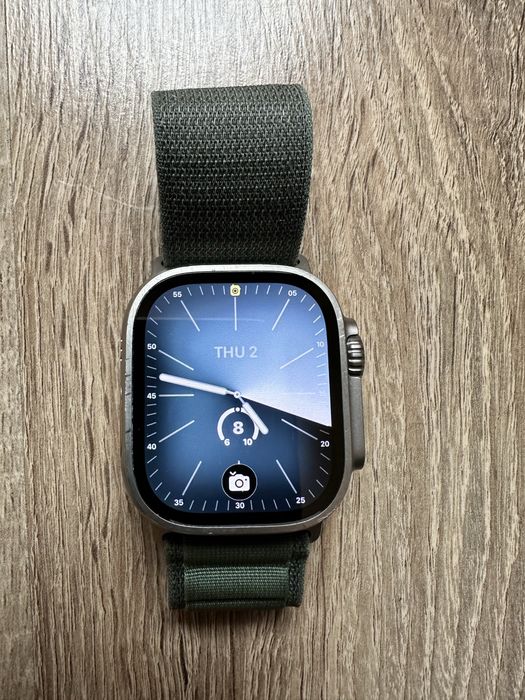 Apple Watch Ultra 1 Titanium Alpine green loop M