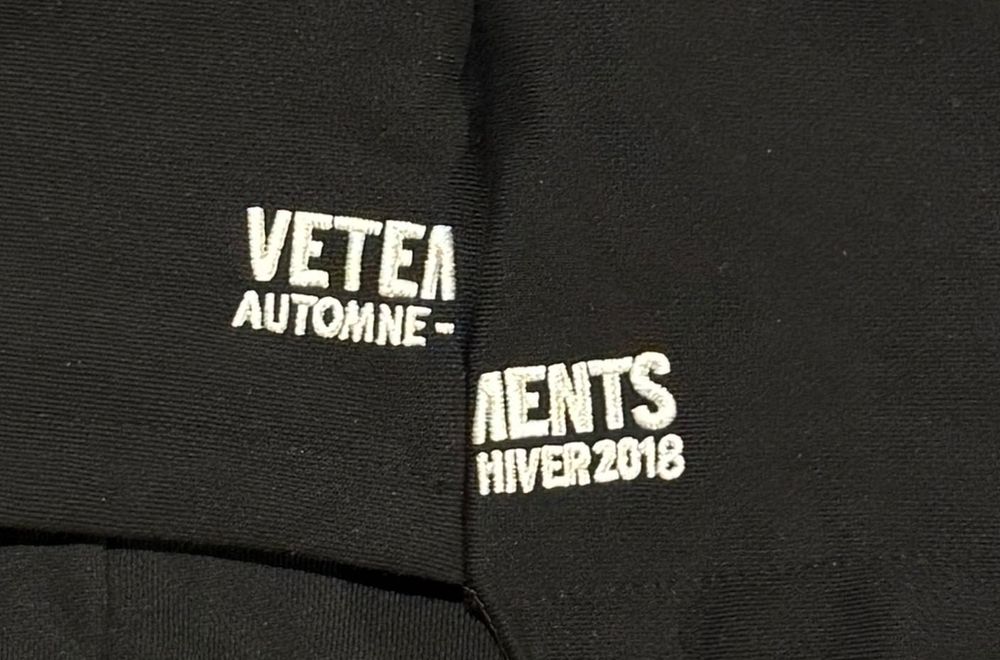 Vetements Antwerpen split hoodie