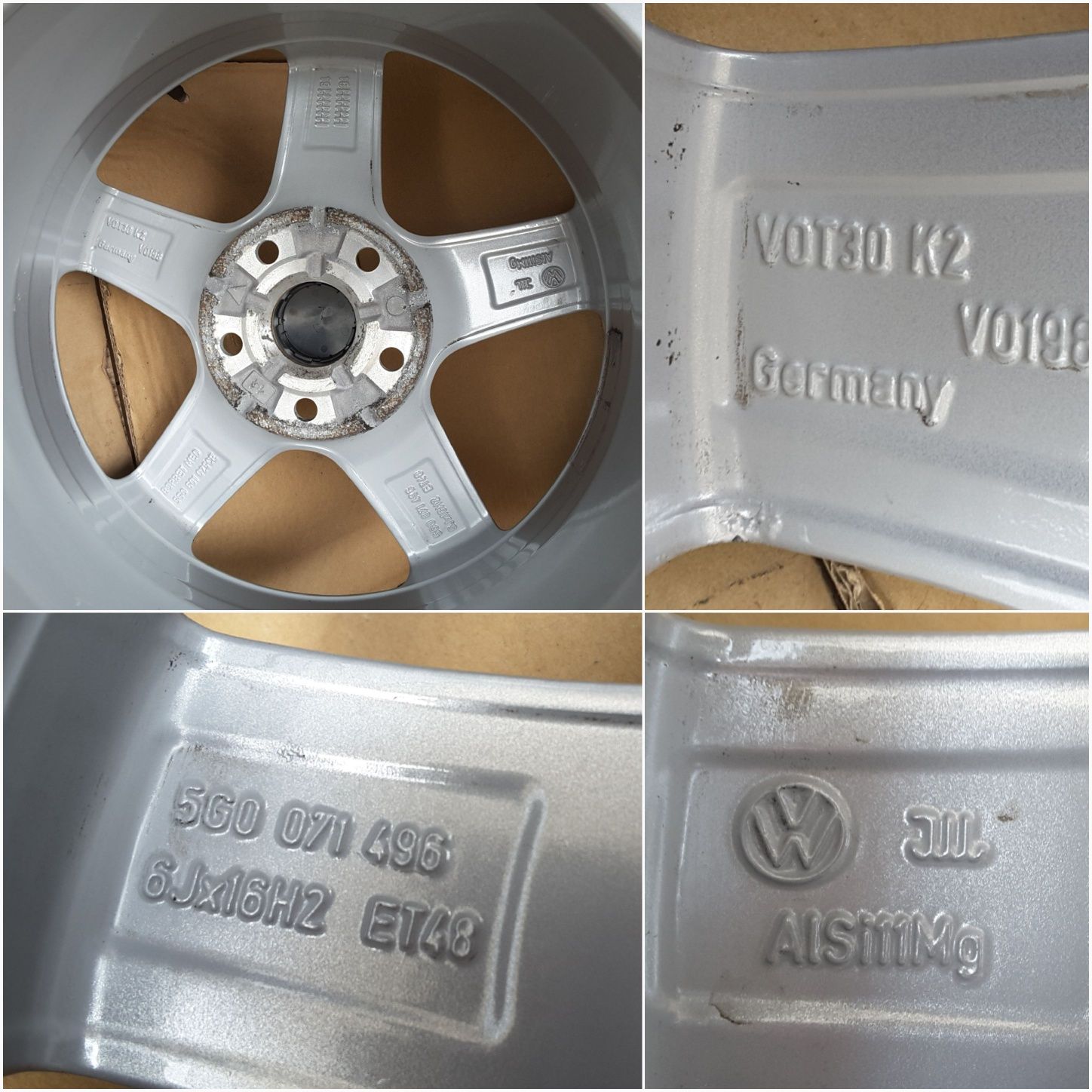 jante aliaj 16; 5x112; originale Vw, Skoda Superb, Octavia 2, 3, 4
