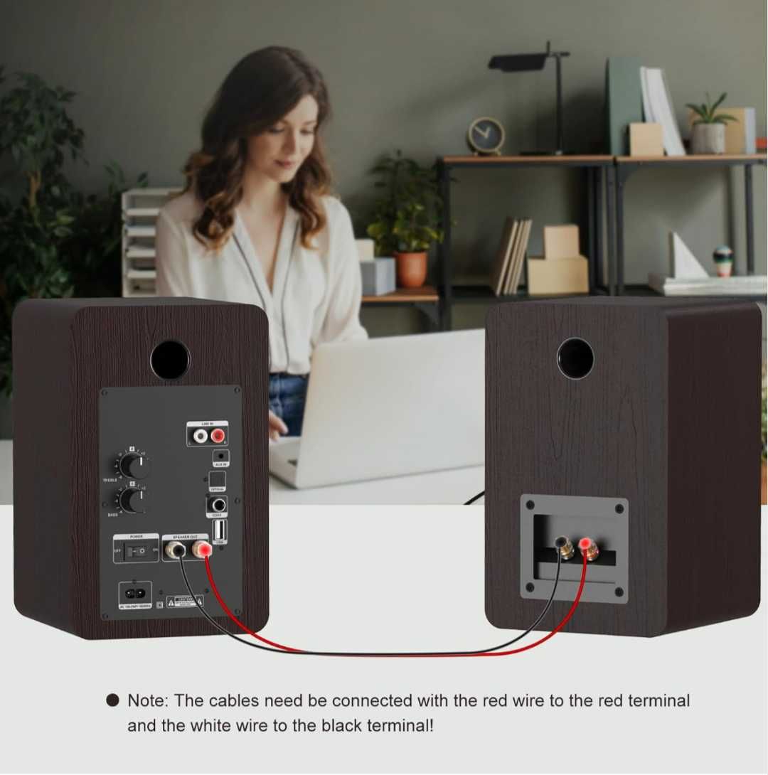 LONPOO LP-42M Bluetooth високоговорители RCA, USB, AUX-IN портове