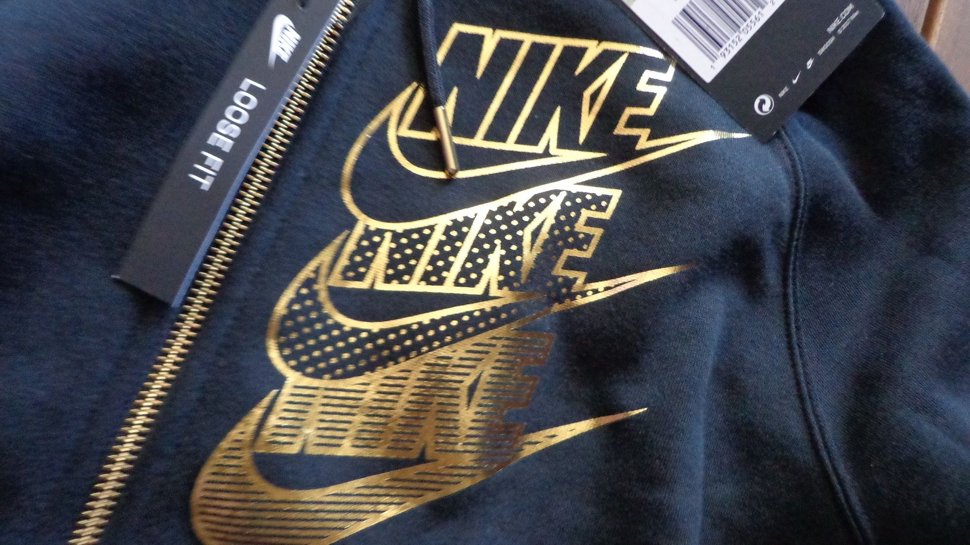 Оригинален дамски суичър Nike W NSW Hoodie FZ BB Shine