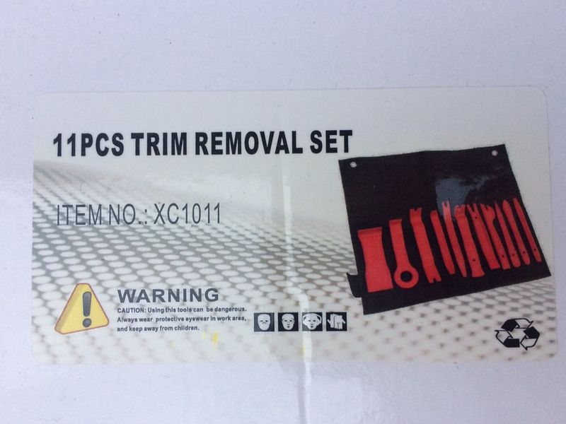 Set dispozitive pentru demontare cleme / leviere tapiterie 11 bucati