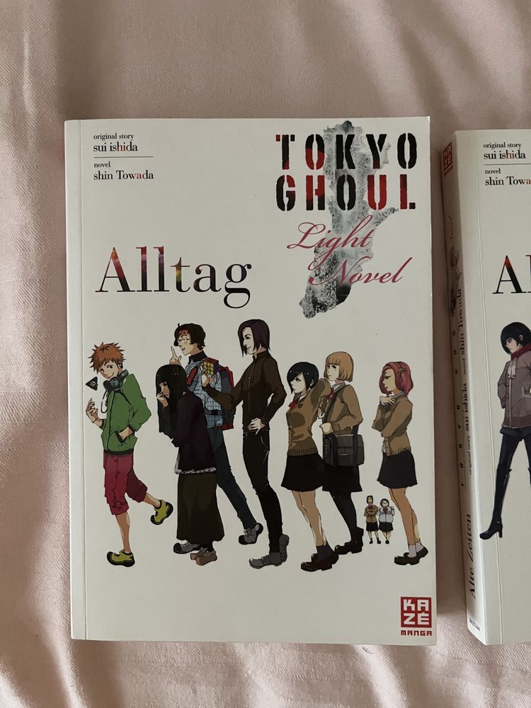 tokyo ghoul light novels !НЕМСКИ!