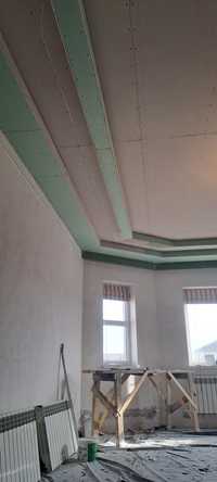 Кафель шпаклёвка потолок краска абоя