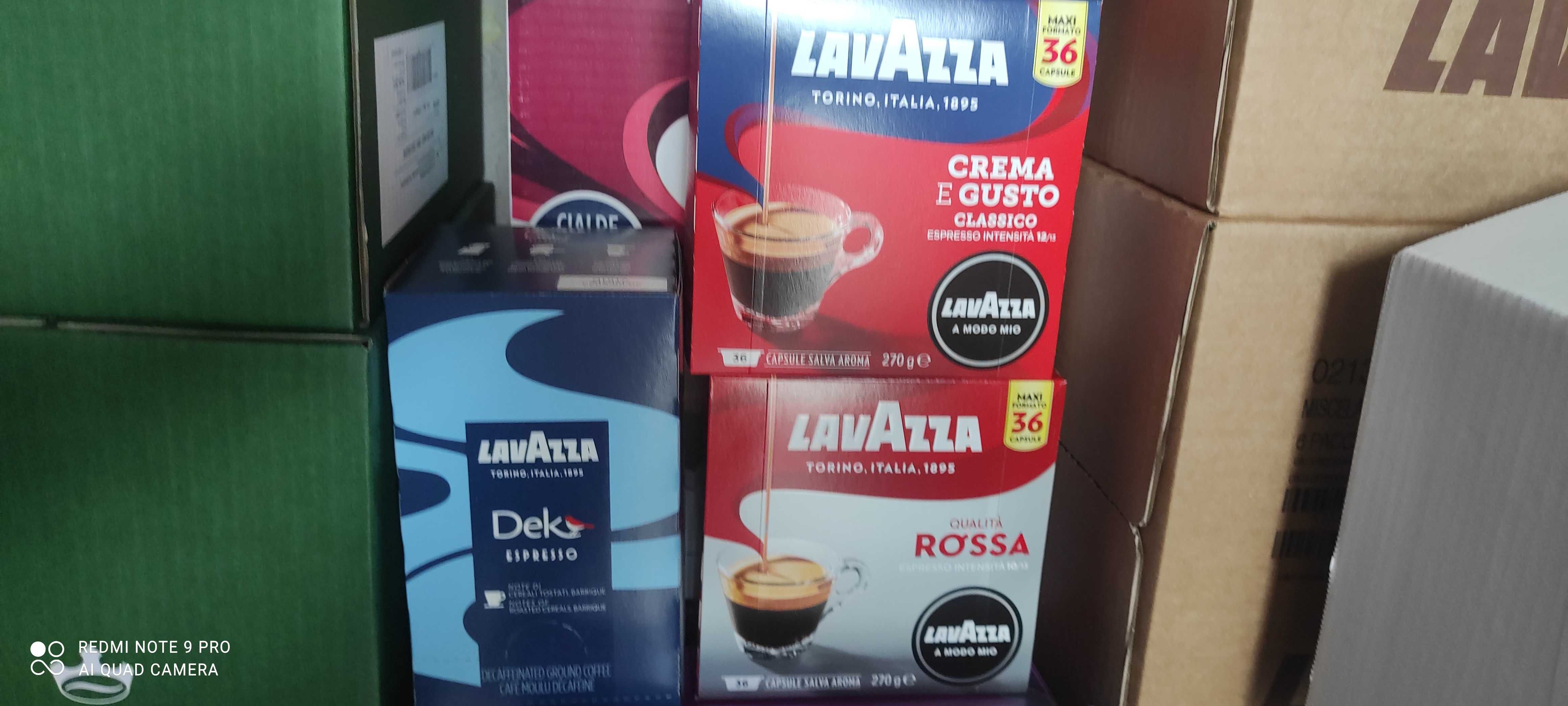 Капсули Lavazza Лаваца 35.50лв, кафе на зърна-Лаваца, карт. чаши