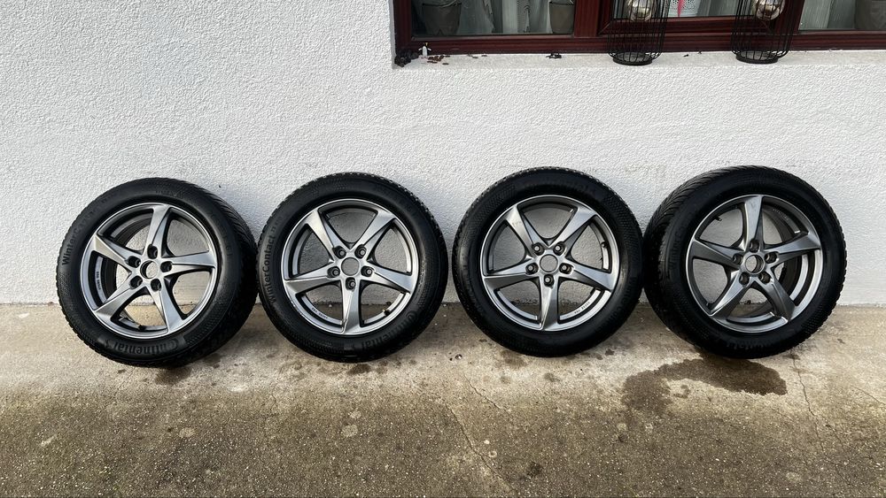 Jante aliaj 5x114,3 R16 cu anvelope M+S 205/55 R16