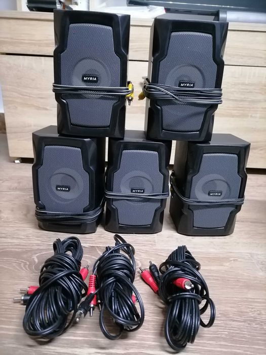 Sistem audio 5.1 MYRIA,aproape nou,sunet soround impecabil si clar.