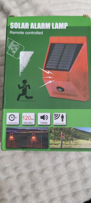 Alarma solară cu senzor miscare