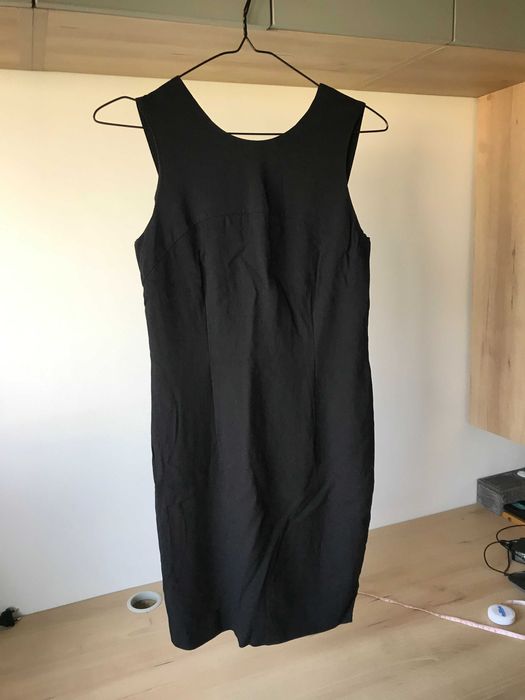 Rochie simplă neagră de damă Rochie Andres International mărimea 38